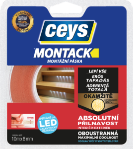 Montack montážní páska pro LED a elektrické materiály